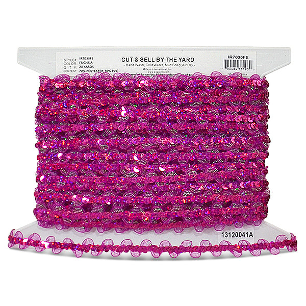 Coralia Ruffle Sequin Trim (Sold by the Yard)
