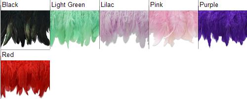 5 yards of Suzu  Feather Fringe Trim