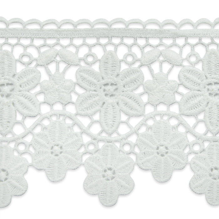 Candace 3 3/4" Daisy Chain Lace Trim (Sold by the Yard)