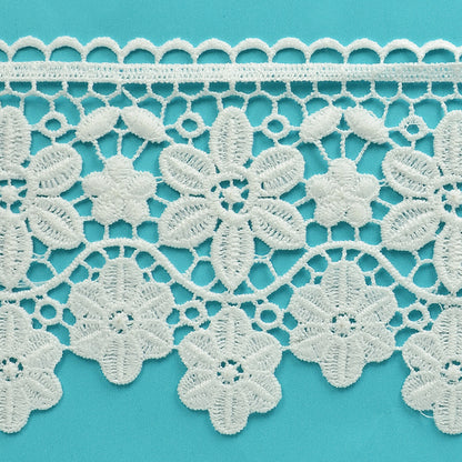 Candace 3 3/4" Daisy Chain Lace Trim (Sold by the Yard)