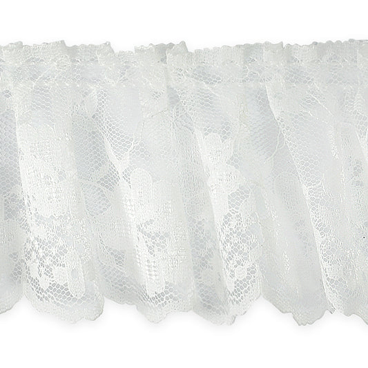 Christie 2 3/4" Gathered Lace Trim (Sold by the Yard)