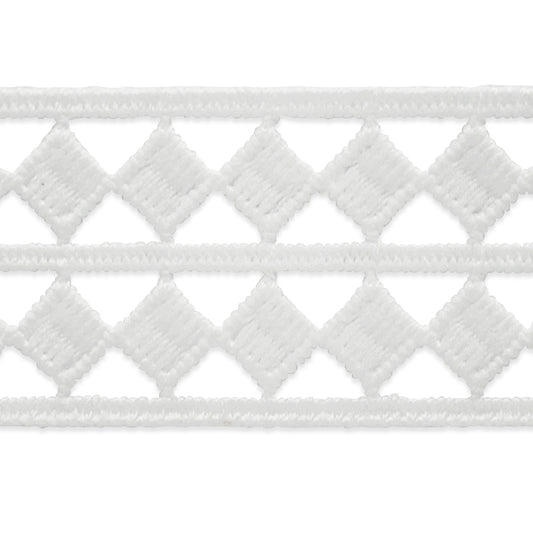 Two Row Diamond Border Lace Trim (Sold by the Yard)