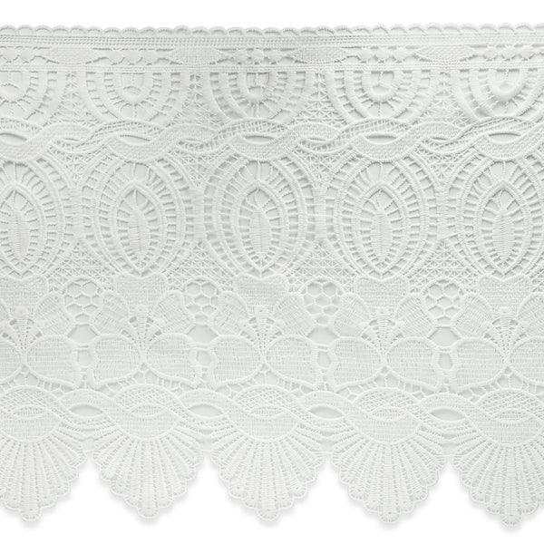 Lotus and Swirls Lace Trim (Sold by the Yard)
