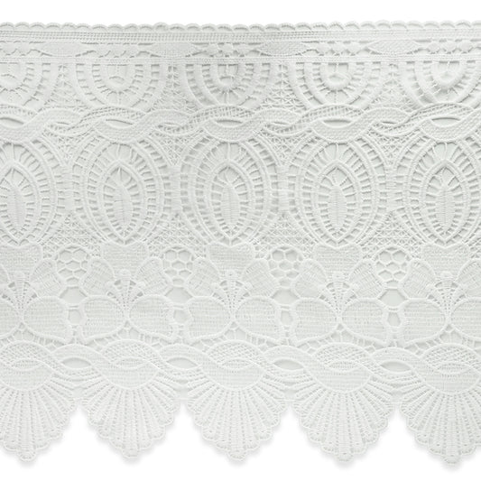 Lotus and Swirls Lace Trim (Sold by the Yard)