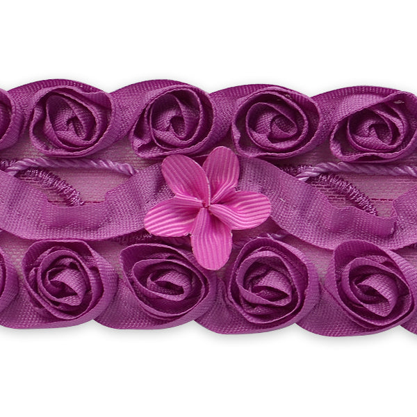 5 yards of Ribbon Rosette Rosebud Trim