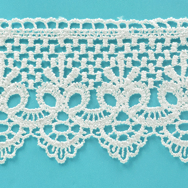 Scallop and Bow Lace Trim                (Sold by the Yard)