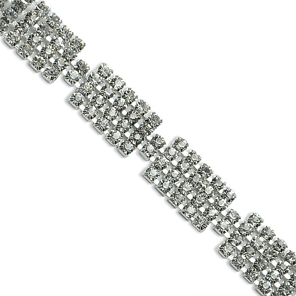 Christine Rhinestone Trim 3/8" (Sold by the Yard)