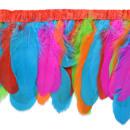 Iva's Party Feather Fringe Trim (Sold by the Yard)