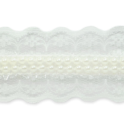 Mischa Elegant Victorian Pearl Lace Trim 1 1/2" (Sold by the Yard)