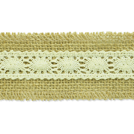 Becky Jute Lace Trim (Sold by the Yard)