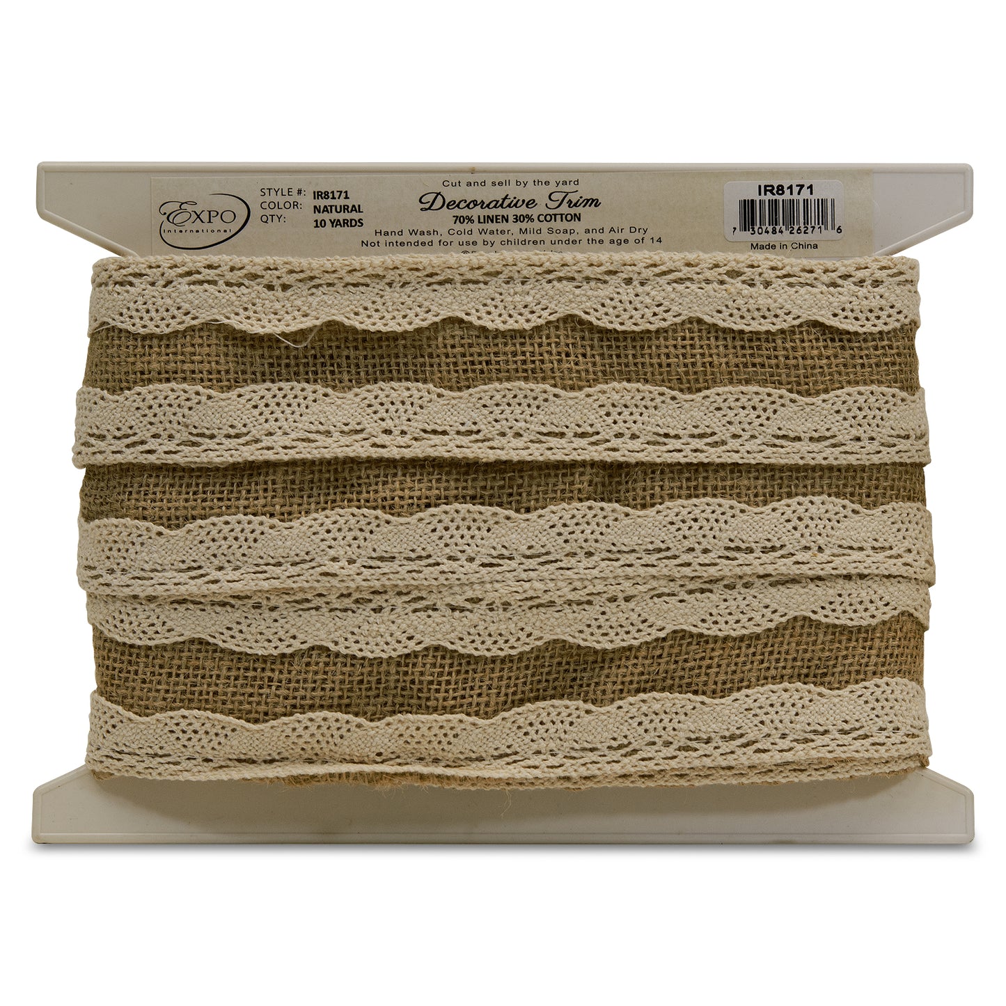 Aubrie Jute Lace Trim (Sold by the Yard)