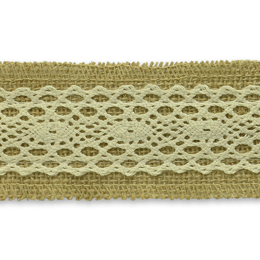 Annalie Jute Lace Trim (Sold by the Yard)