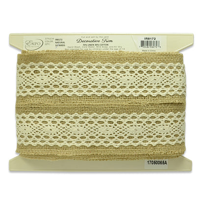 Annalie Jute Lace Trim (Sold by the Yard)