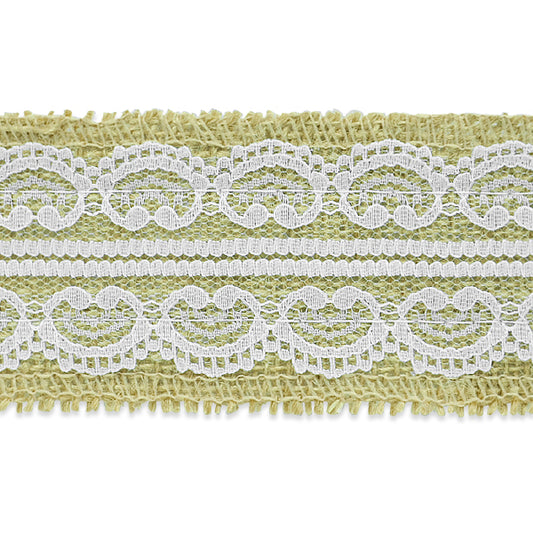 Darla Jute Lace Trim (Sold by the Yard)