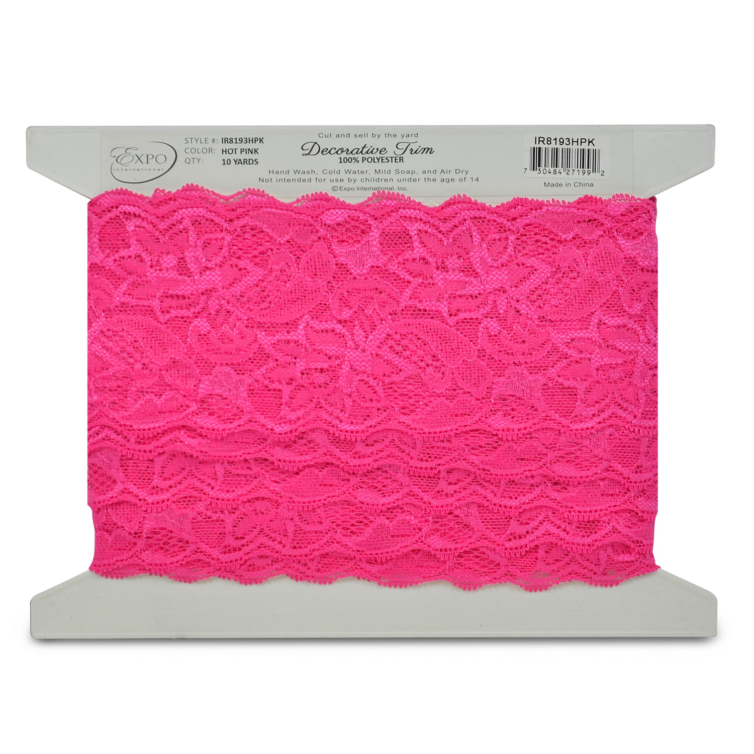 Breanne 3 1/4" Stretch Raschel Lace Trim (Sold by the Yard)