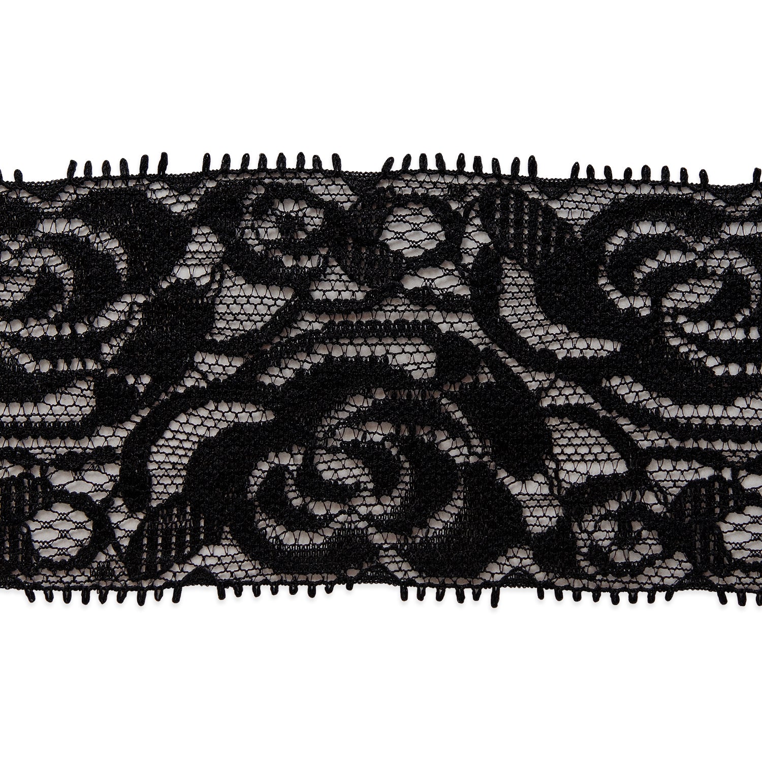 Breanna 2 1/4" Stretch Raschel Lace Trim (Sold by the Yard)