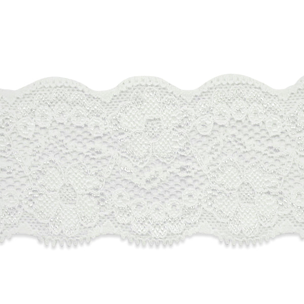 5 Yards of Oliviana 2" Stretch Raschel Lace Trim