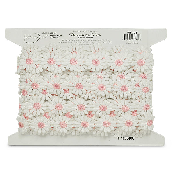Casey Daisy Flower Trim (Sold by the Yard)