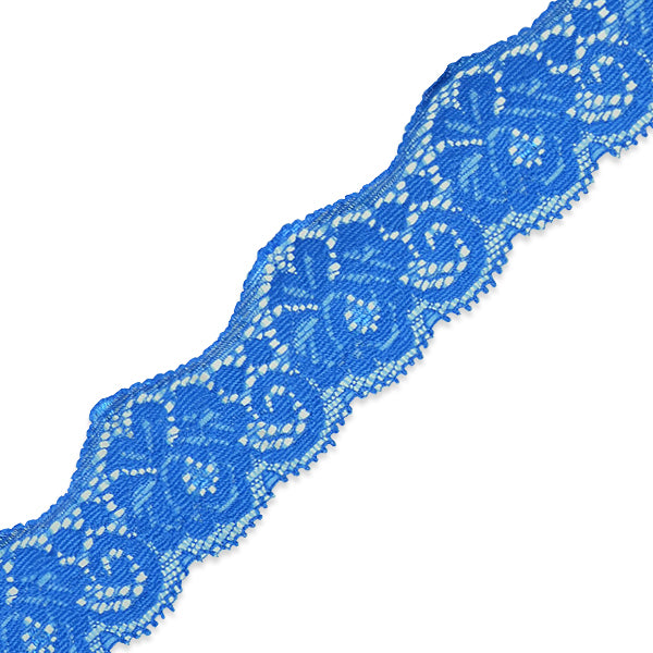 5 Yards of Samantha 1 1/2"  Stretch Raschel Lace Trim