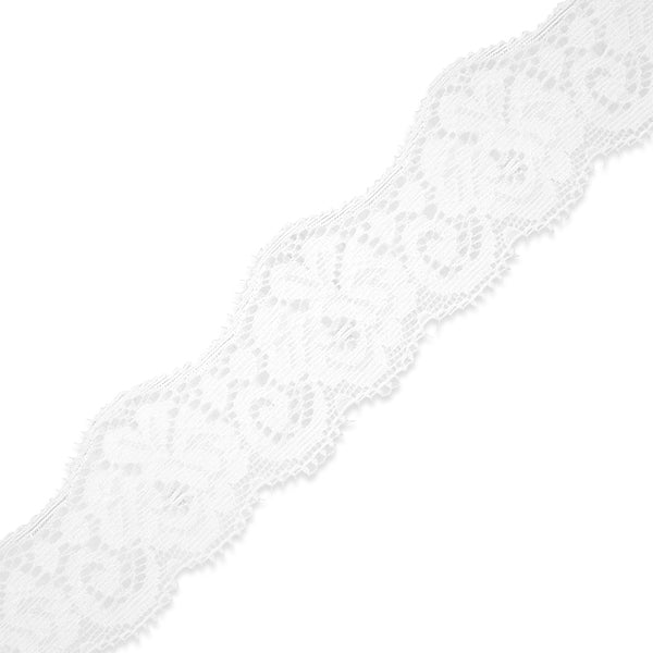 5 Yards of Samantha 1 1/2"  Stretch Raschel Lace Trim