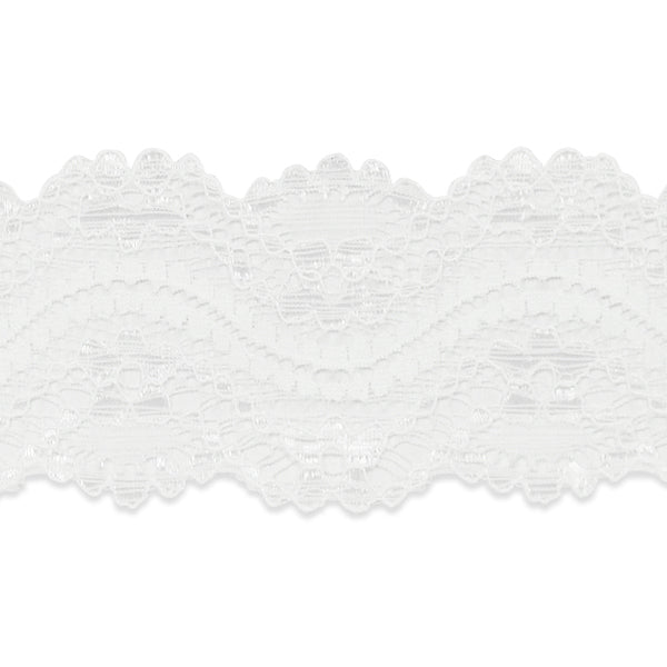 5 Yards of Cora 2 1/4"  Stretch Raschel Lace Trim