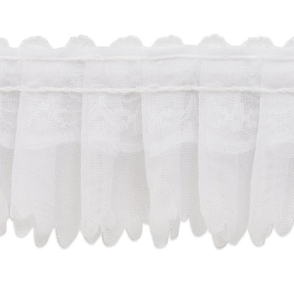 Elijah 1 3/4" Sequin Ruffle Lace Trim (Sold by the Yard)