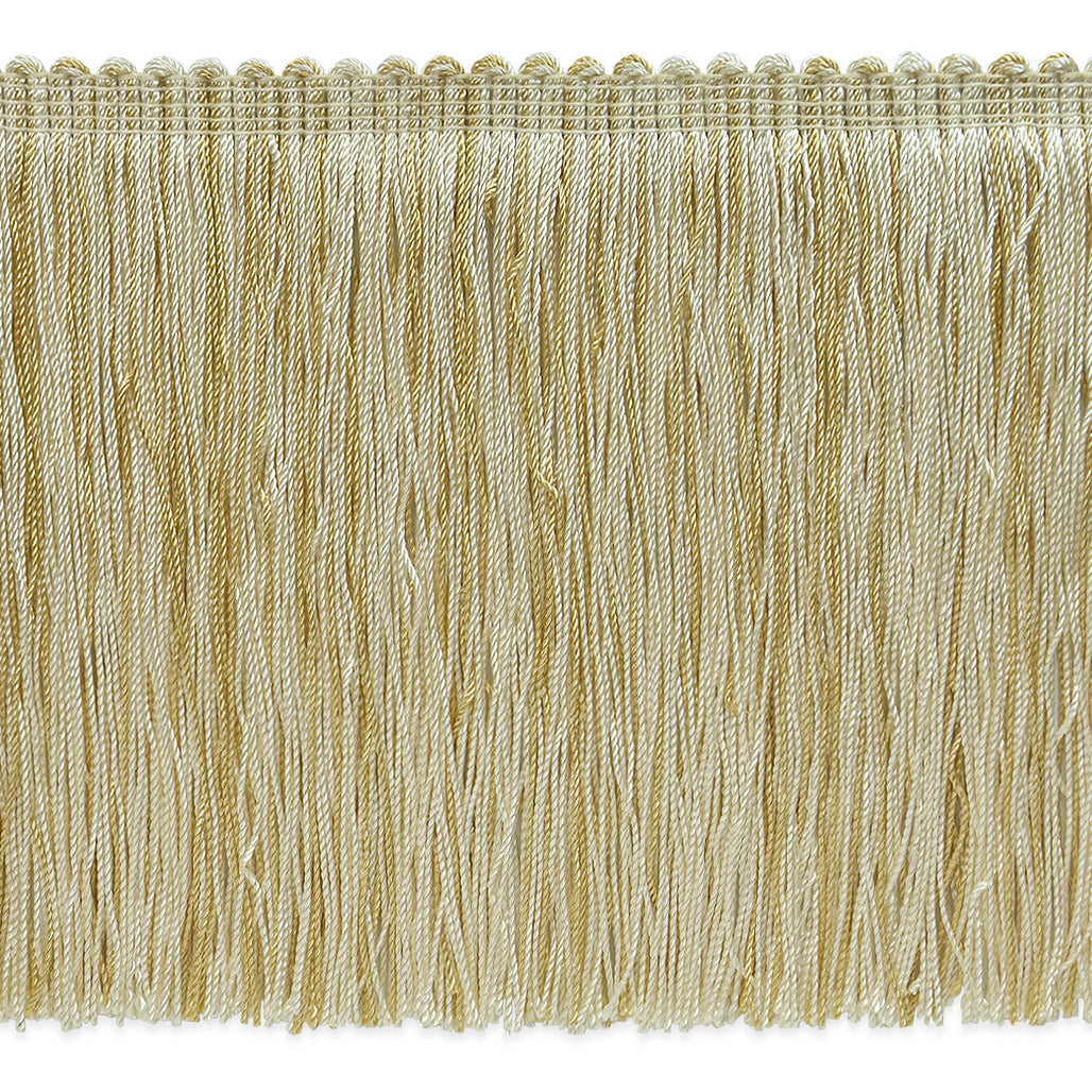 5 Yards of Hersey  Brush Fringe Trim    - Ivory/Light Gold