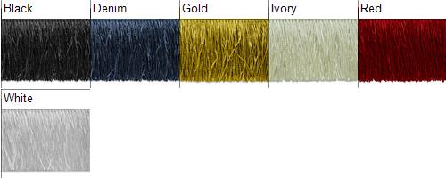 5 Yards of Arya Cut Brush Fringe