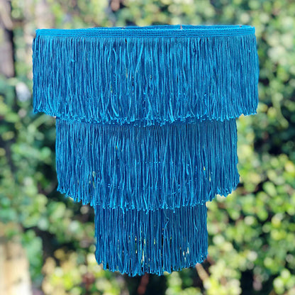 18" Metallic Chainette Fringe Trim (Sold by the Yard)