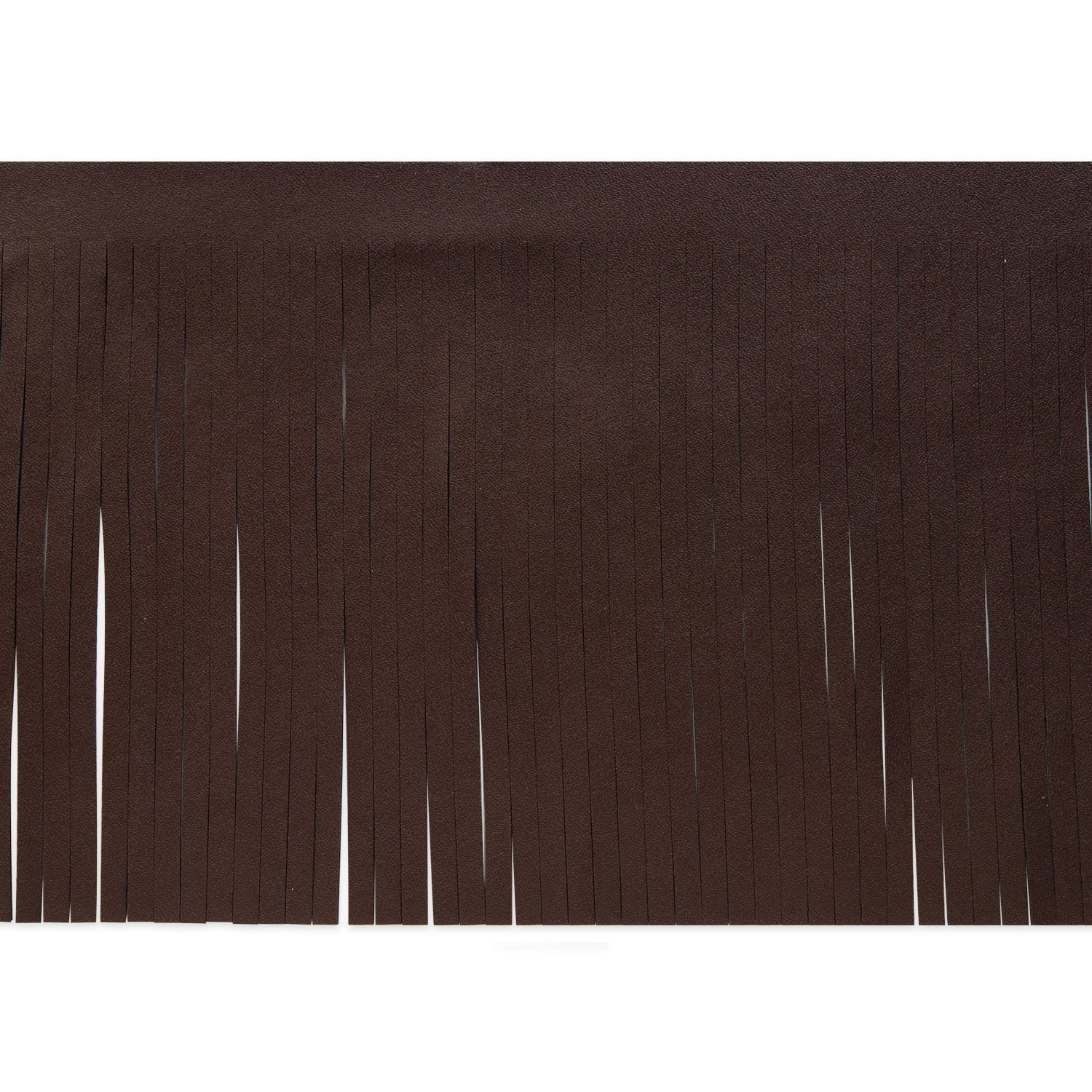 6" Premium Vegan Leather Fringe Trim (Sold by the Yard)