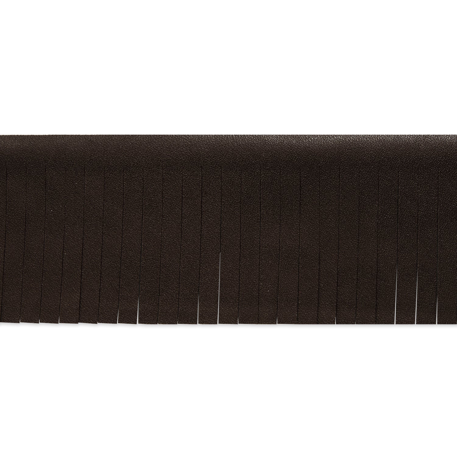 5 Yards of 2" Matte Finish Vegan Leather Fringe Trim