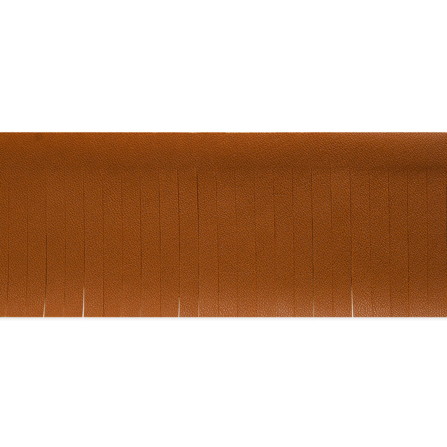 5 Yards of 2" Matte Finish Vegan Leather Fringe Trim