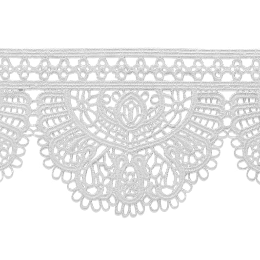 Agnella Embroidered Designer Venice Lace Trim (Sold by the Yard)