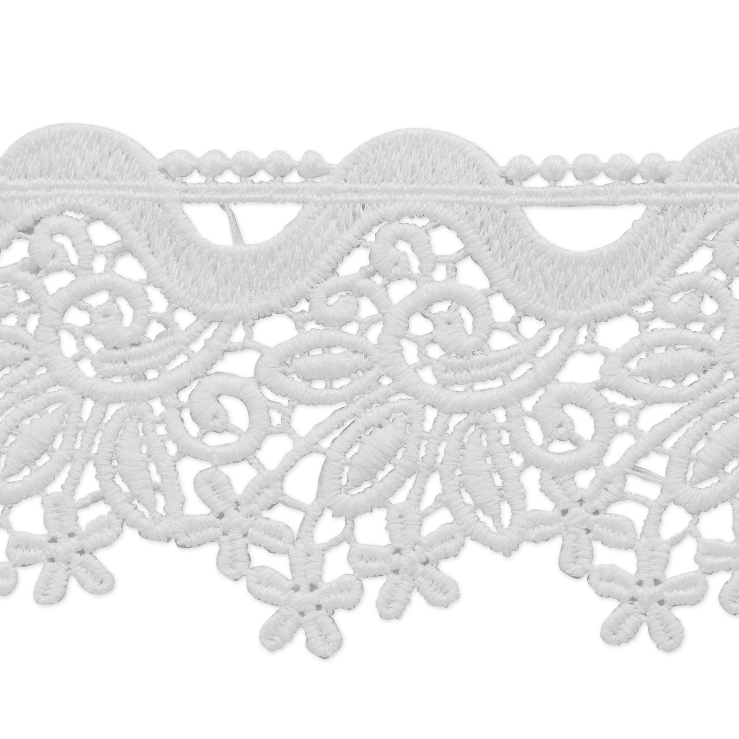 Beena Embroidered Designer Venice Lace Trim (Sold by the Yard)