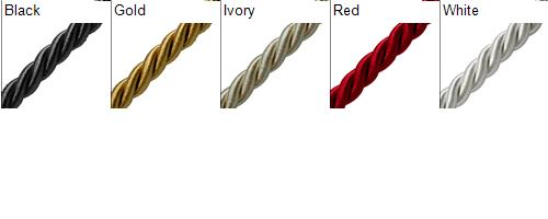 5 yards of Reed  3/4" Twisted Cord Trim