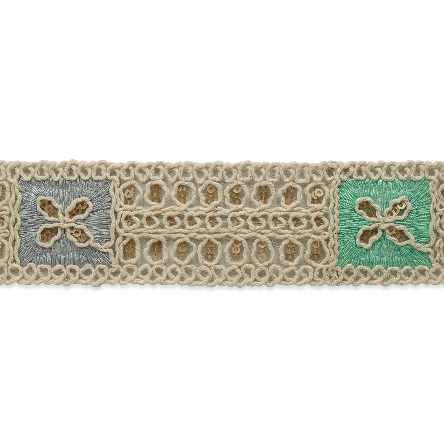 Yvette 1-3/4" Wide Designer Sequin Trim (Sold by the Yard)