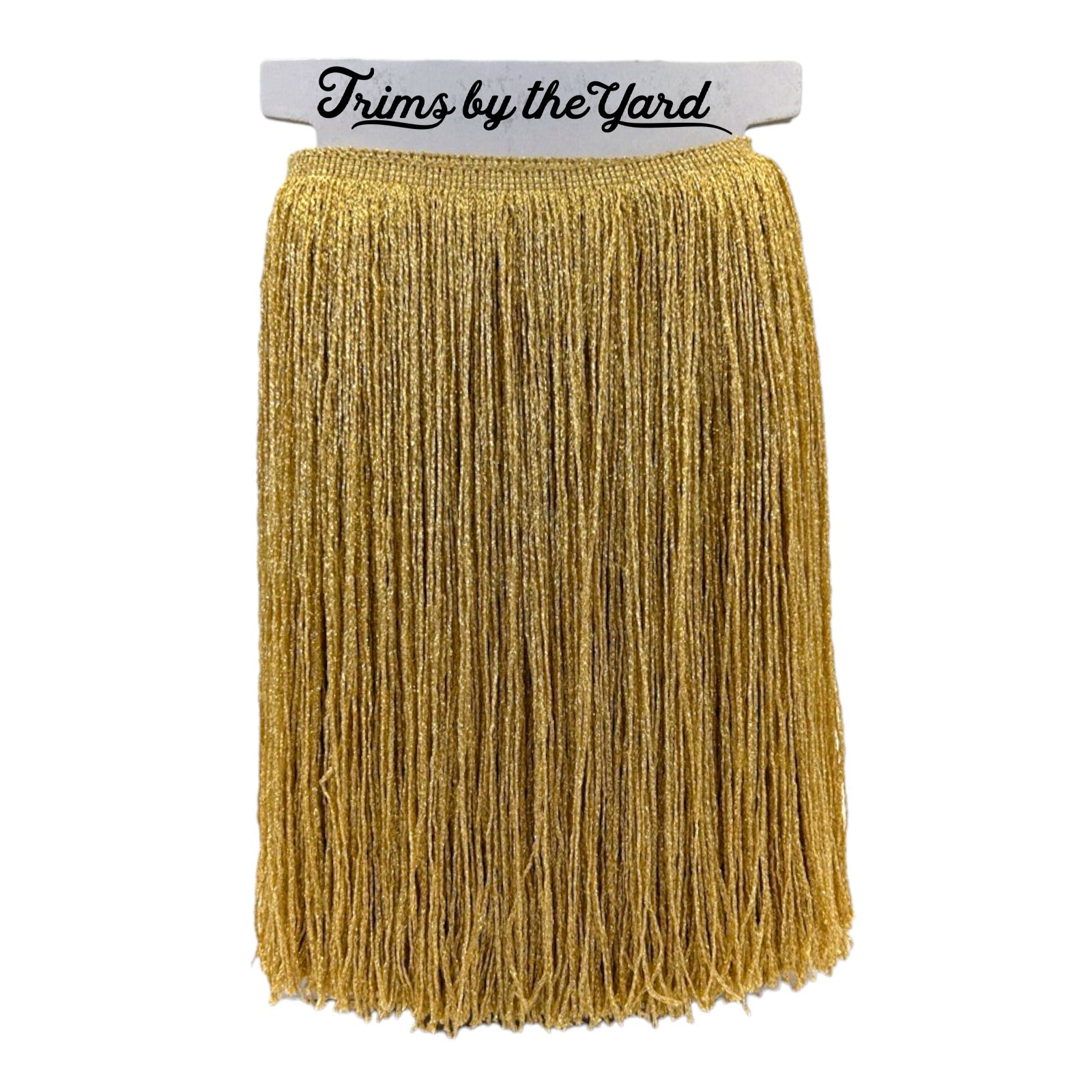 12" Glitter Chainette Fringe Trim (Sold by the Yard)