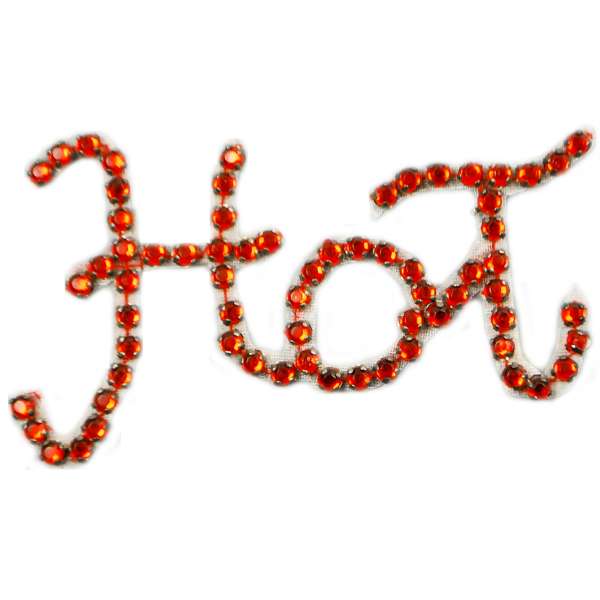 Jewel Red 'hot' Applique/Patch