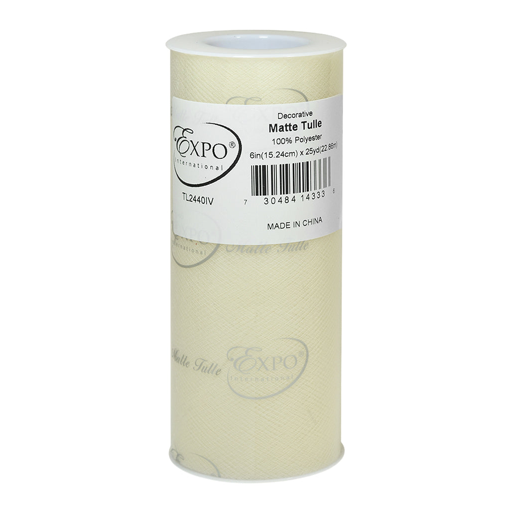Everyday Elegance Neutral Mix — Decorative Matte Tulle | 10 Spools | 6 Inch