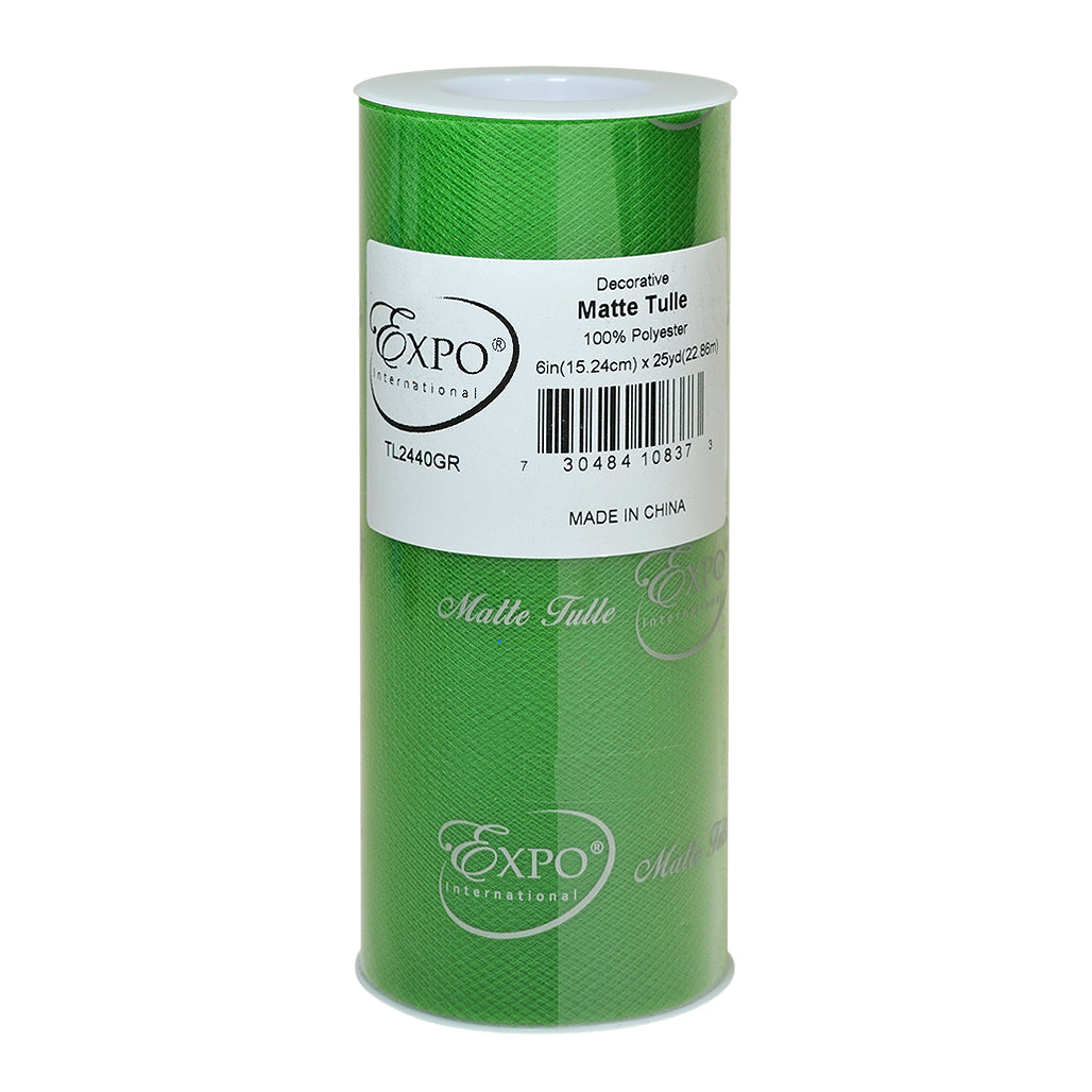 Paradise Pop Vibrant Tulle Set — Decorative Matte Tulle | 10 Spools | 6 Inc