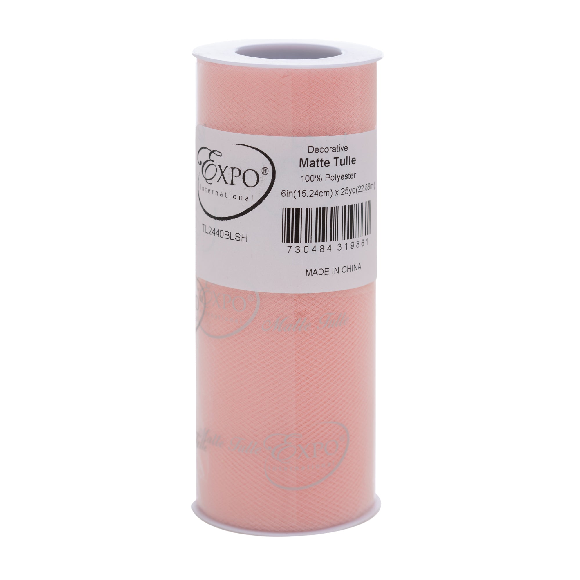 Pearl & Shore Elegant Pastel Set — Decorative Matte Tulle | 10 Spools | 6 I