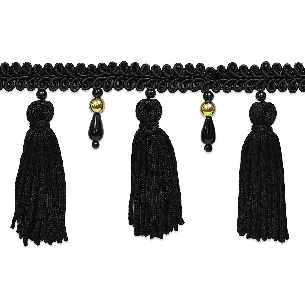 Tassel and Bead Trim (Sold by the Yard)