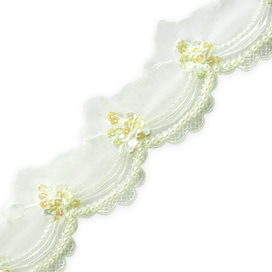 Vintage Scallop Lace Trim (Sold by the Yard)