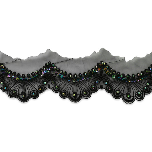 Vintage Open Scallop Lace Trim  (Sold by the Yard)
