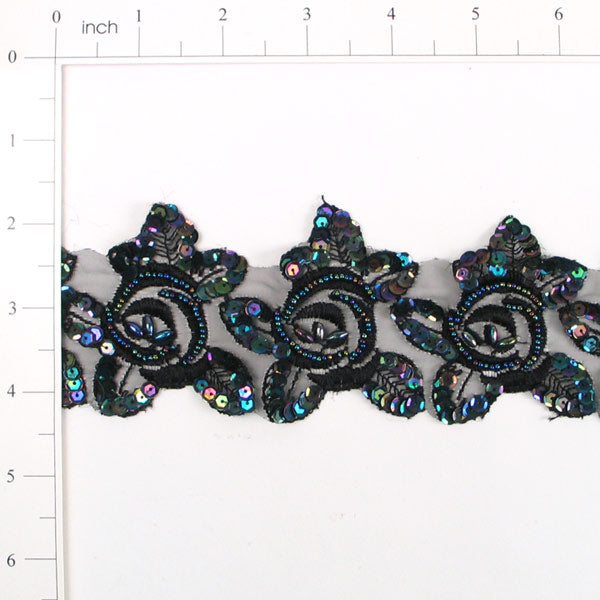 Vintage Rose Lace Trim (Sold by the Yard)