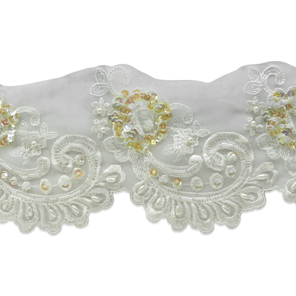 Vintage Imperial Bridal Lace Trim (Sold by the Yard)