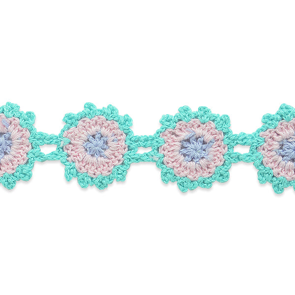 5 yards of Crochet Flower Trim