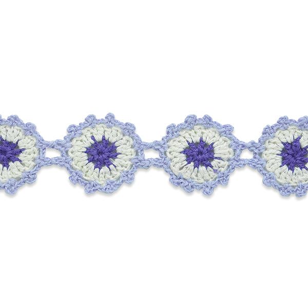 Crochet Flower Trim (Sold by the Yard)