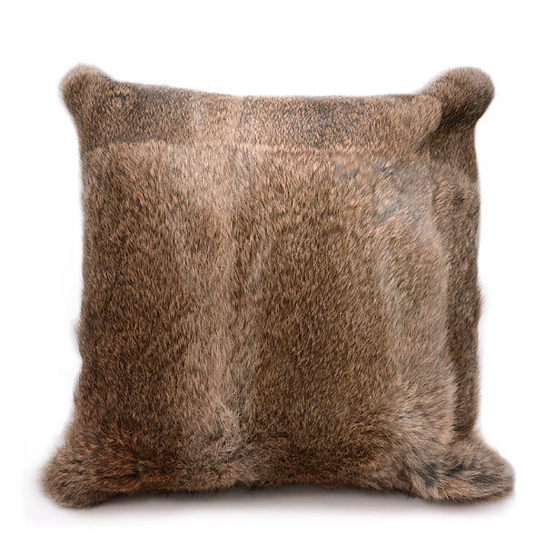 Rabbit Fur Pillow 16X16"