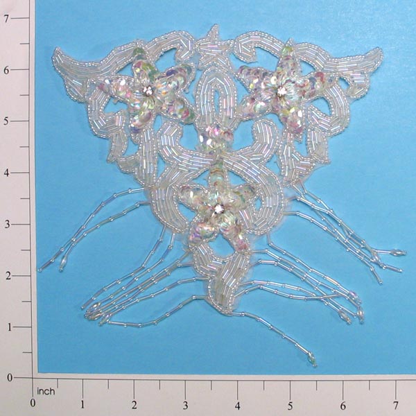 7" x 6 1/4" Flower Cluster Applique